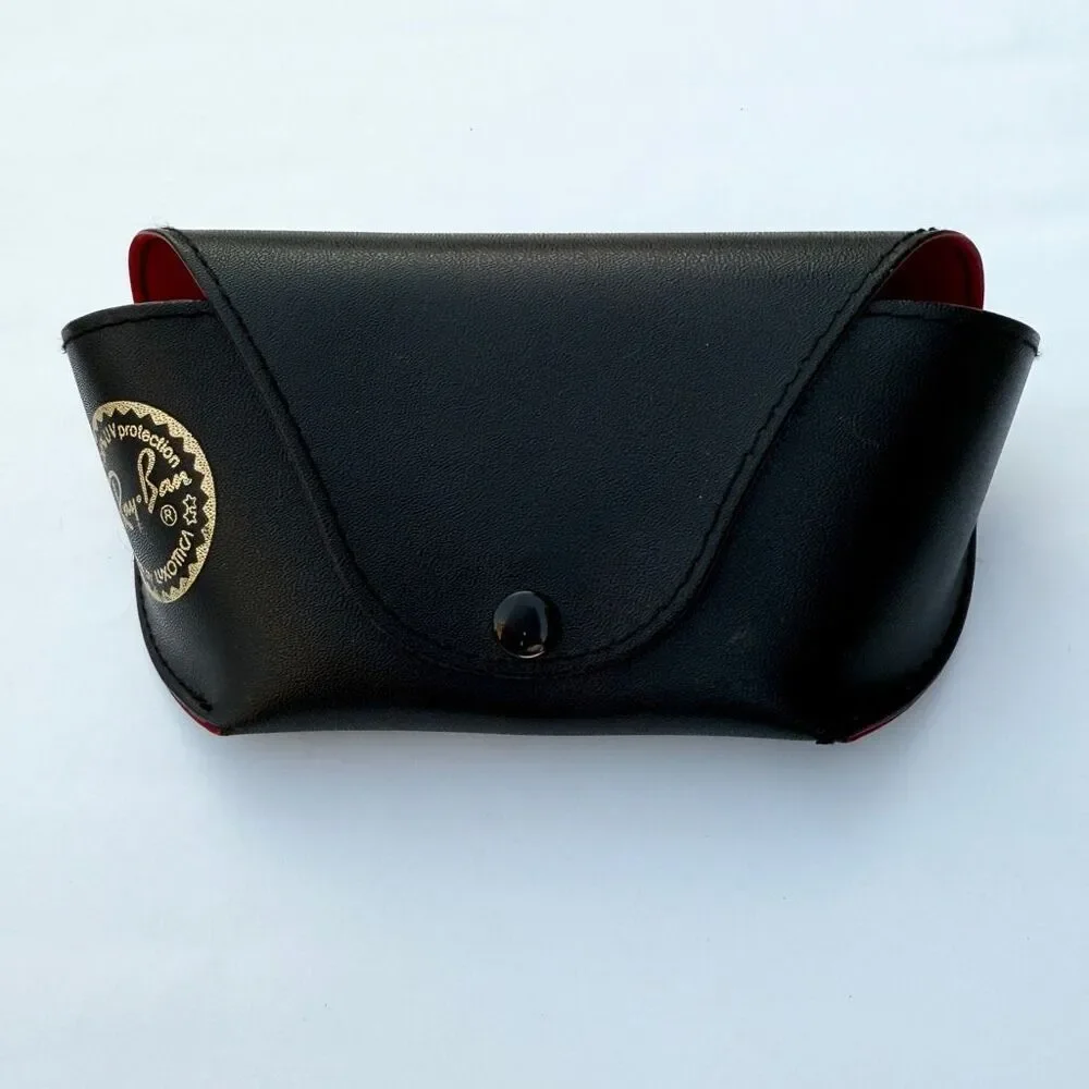 Vintage Ray-Ban Glasses Eyeglasses Sunglasses Case w/ Classic Red Interior